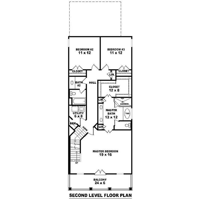 HOME PLAN SECOND LEVEL