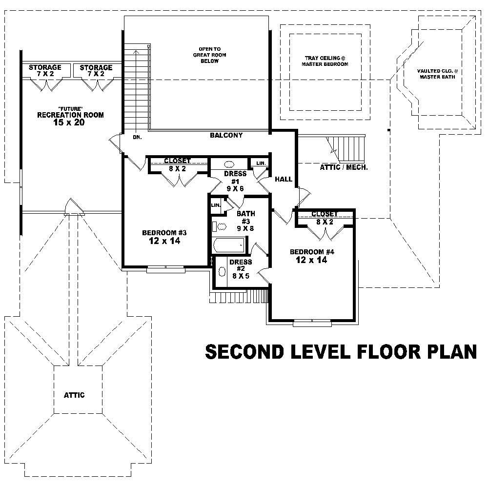 Floor Plan Second Story