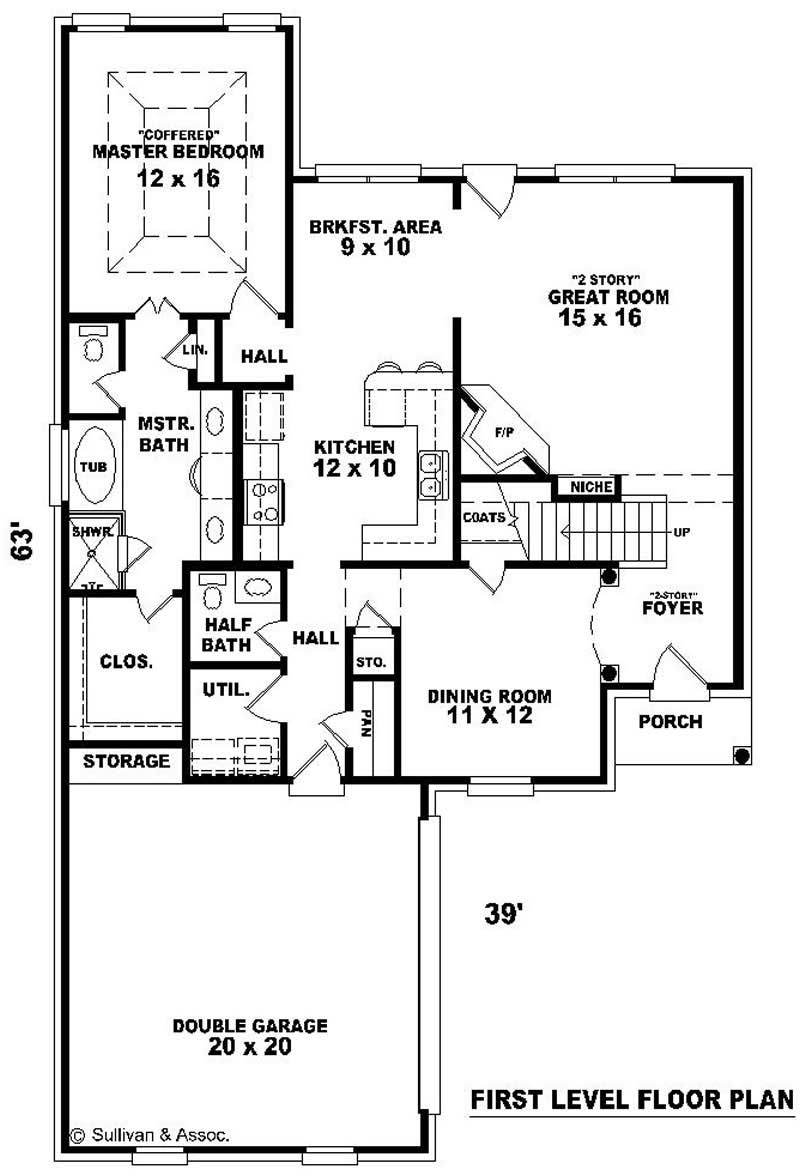 FIRST LEVEL FLOOR PLAN