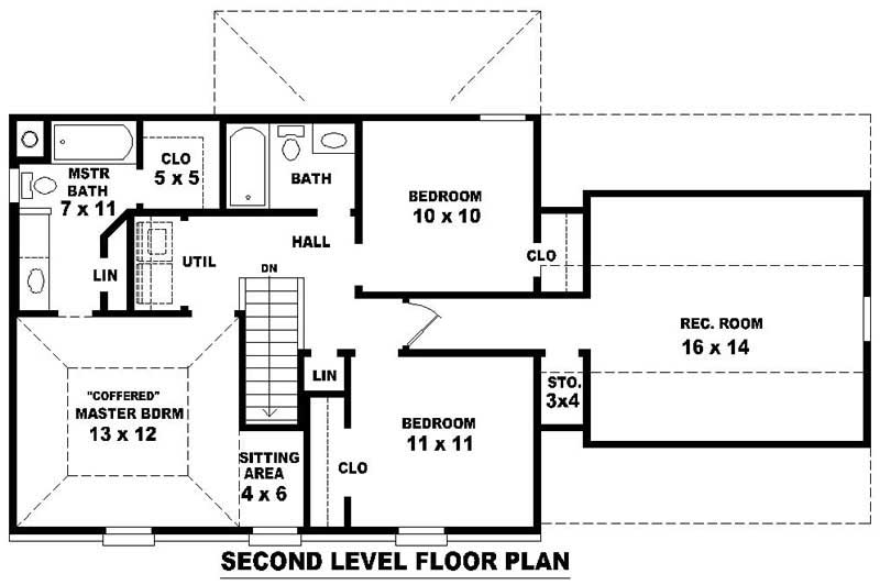 SECOND LEVEL FLOOR PLAN