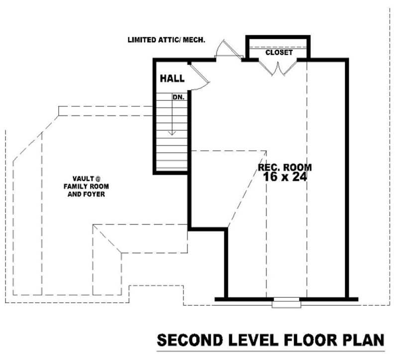 SECOND LEVEL FLOOR PLAN