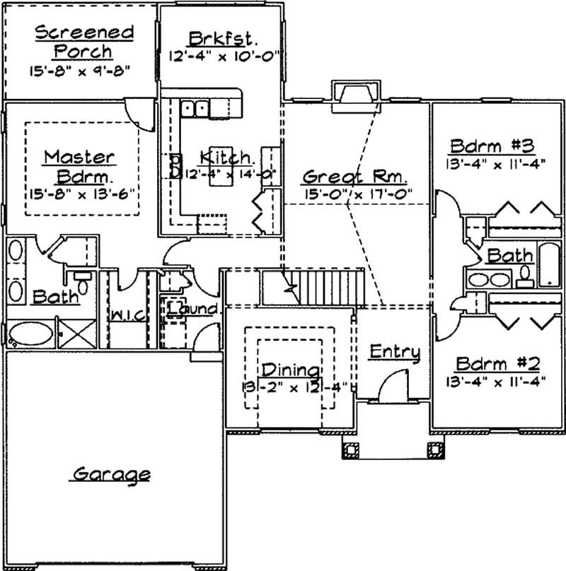Main Level Floor Plan