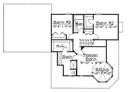 Upper Level Floor Plan