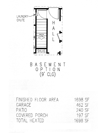 basement stair option
