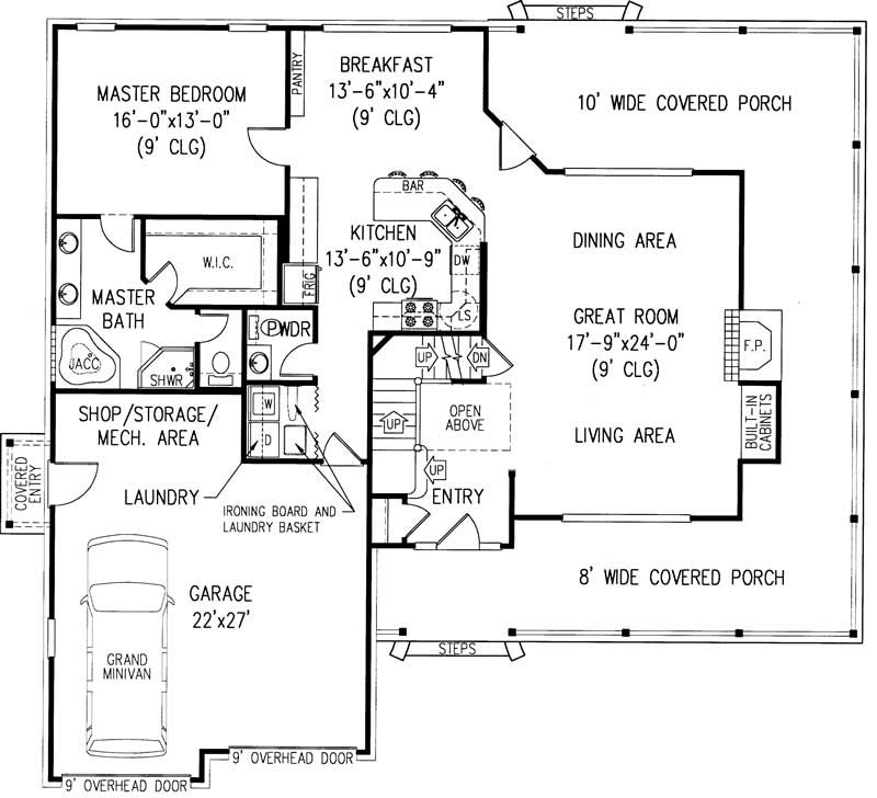 Main Level Floor Plan