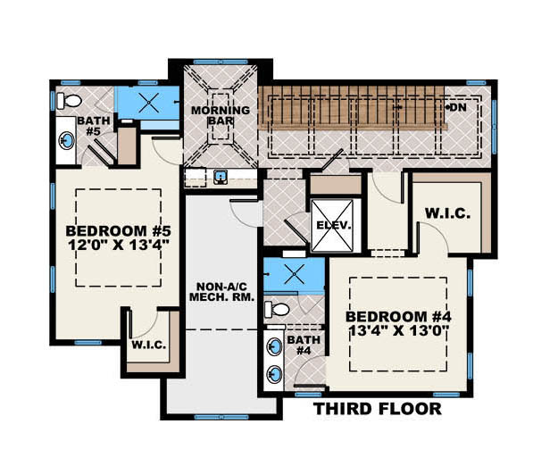 Floor Plan Third Story