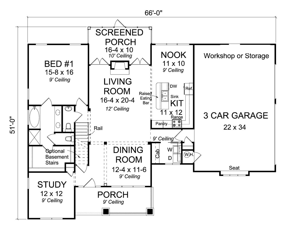 Floor Plan Main Level