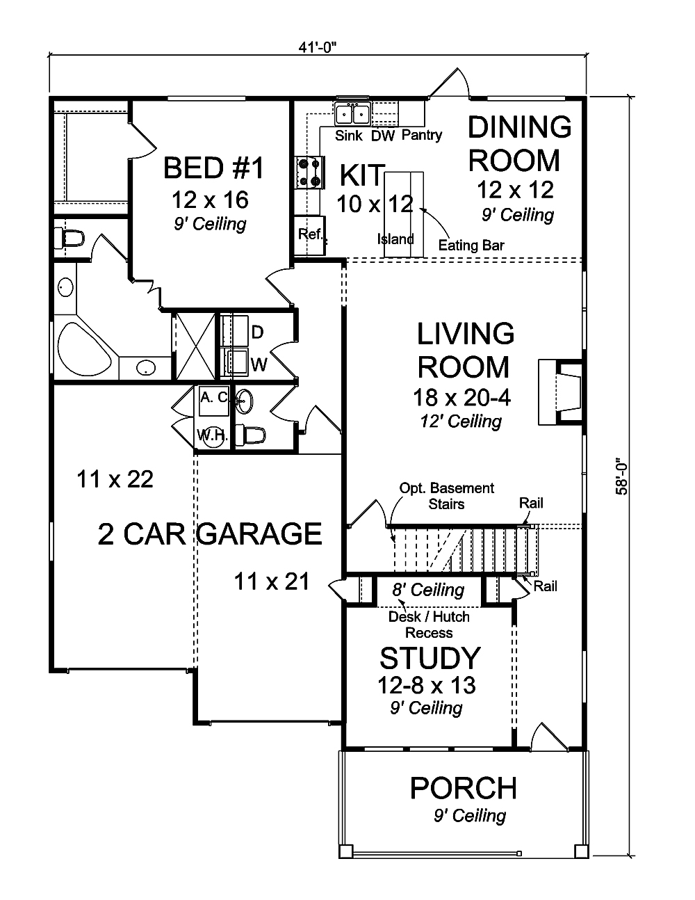 Floor Plan Main Level