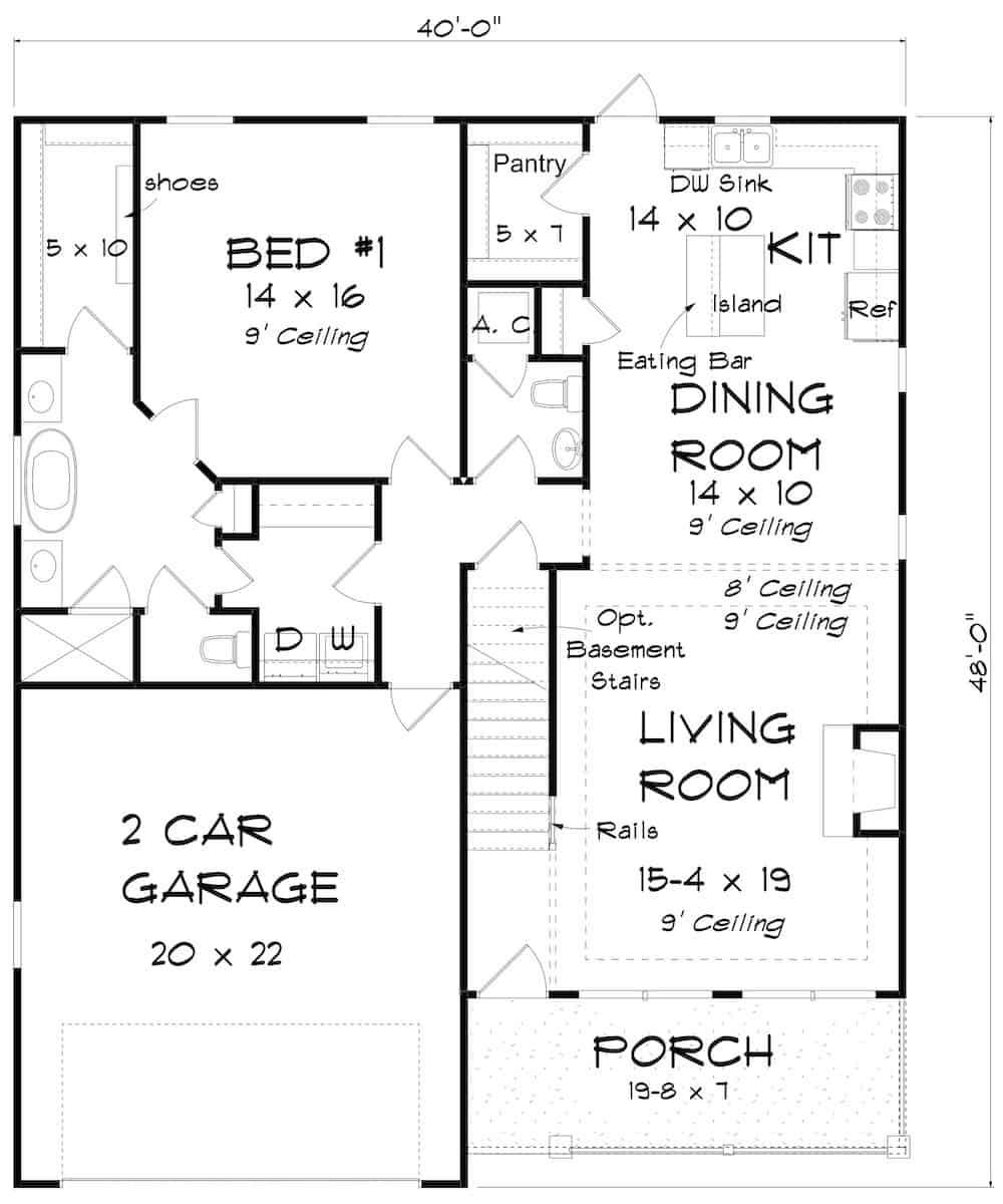 Floor Plan Main Level