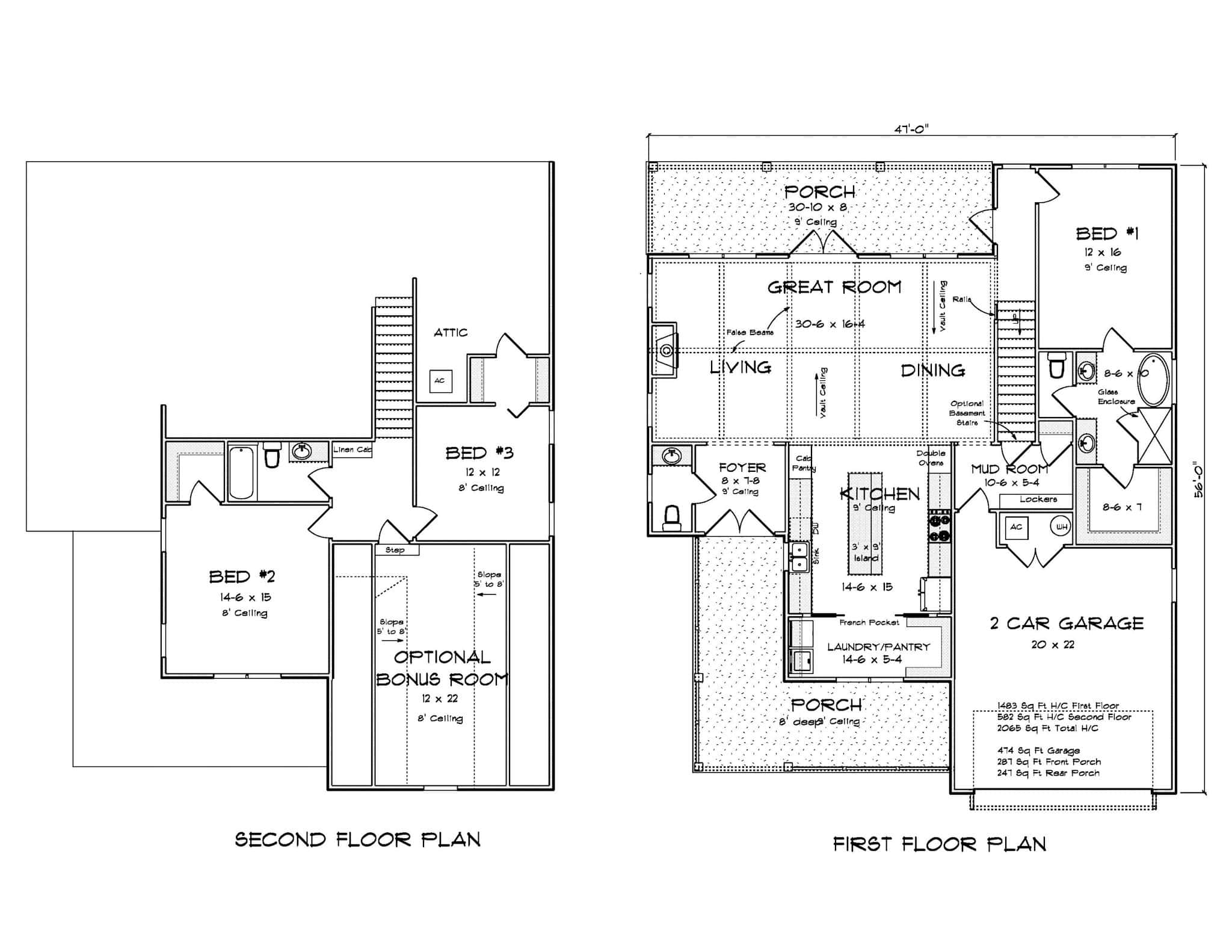 Floor Plan First Story