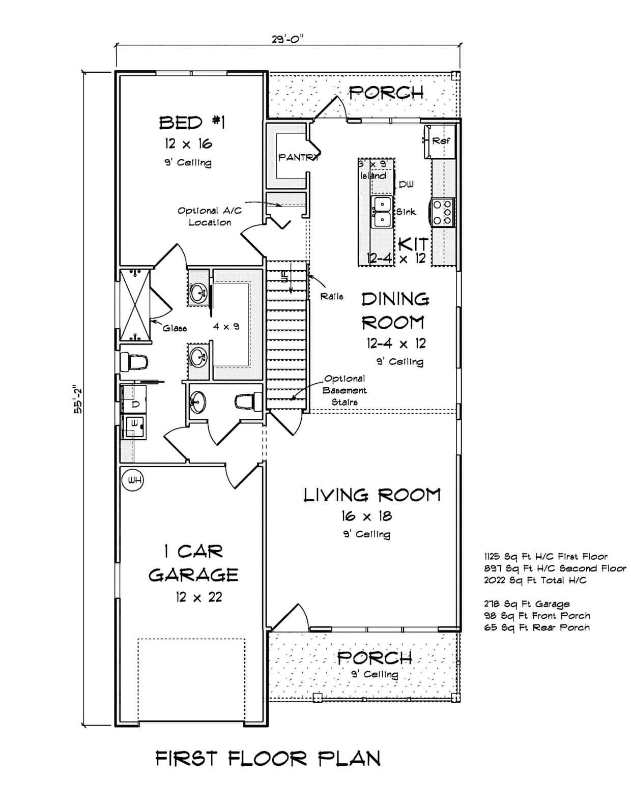 Floor Plan First Story