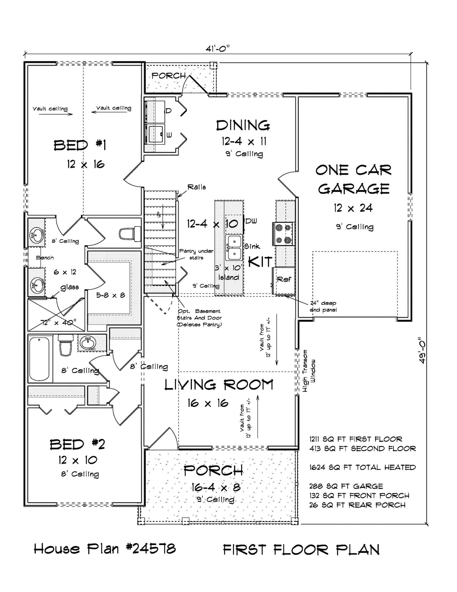 Floor Plan First Story