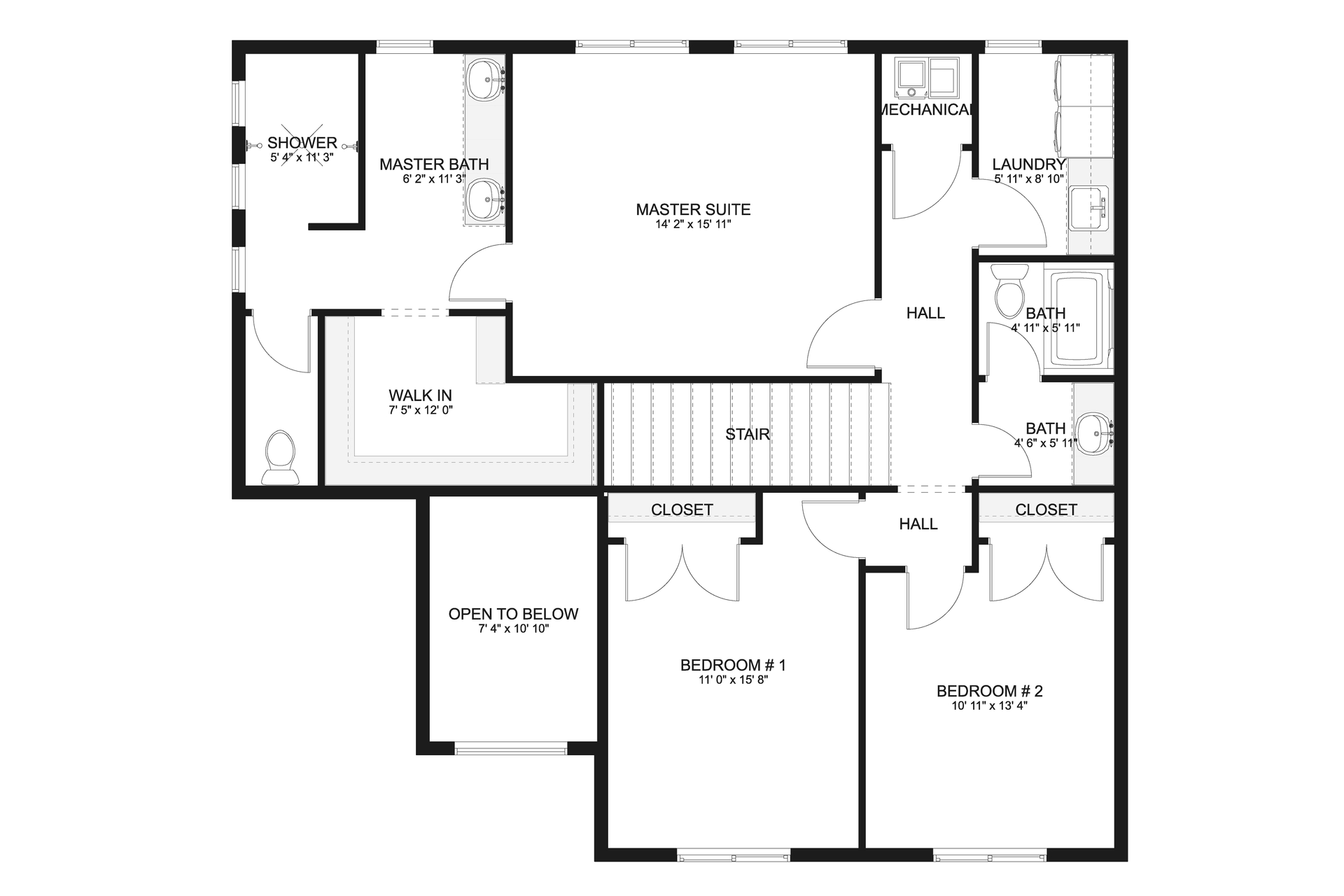Floor Plan Upper Level