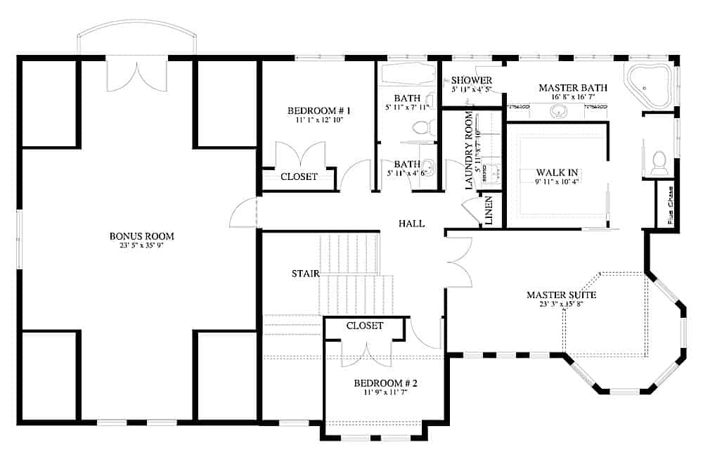 Floor Plan Upper Level