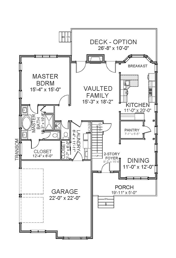 Floor Plan Main Level