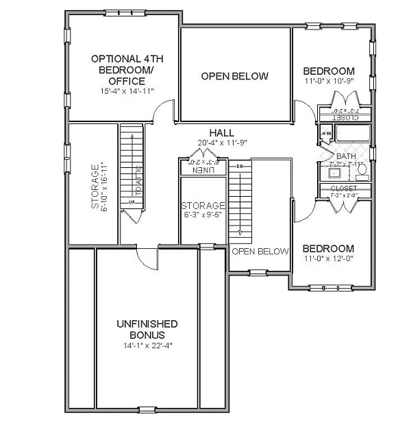 Floor Plan Upper Level