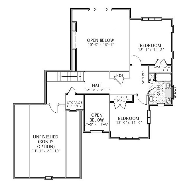 Floor Plan Upper Level