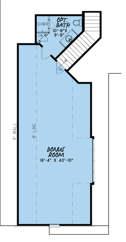 Floor Plan Bonus Room