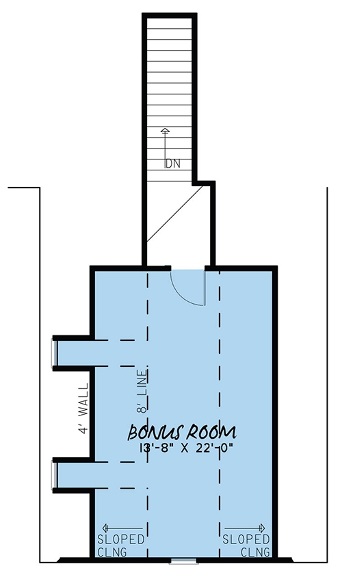 Floor Plan Bonus Room