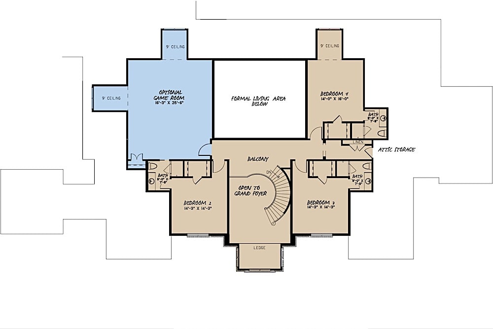 Floor Plan Upper Level