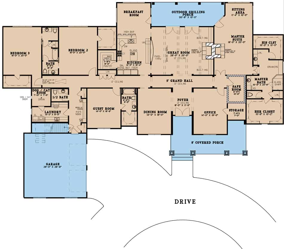 Floor Plan Main Level