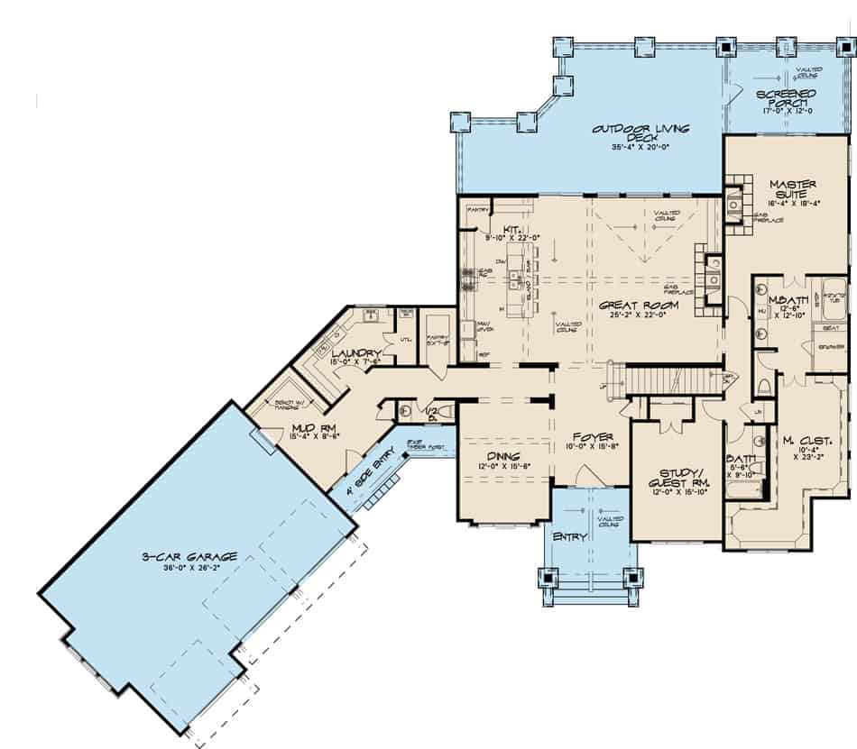Floor Plan Main Level
