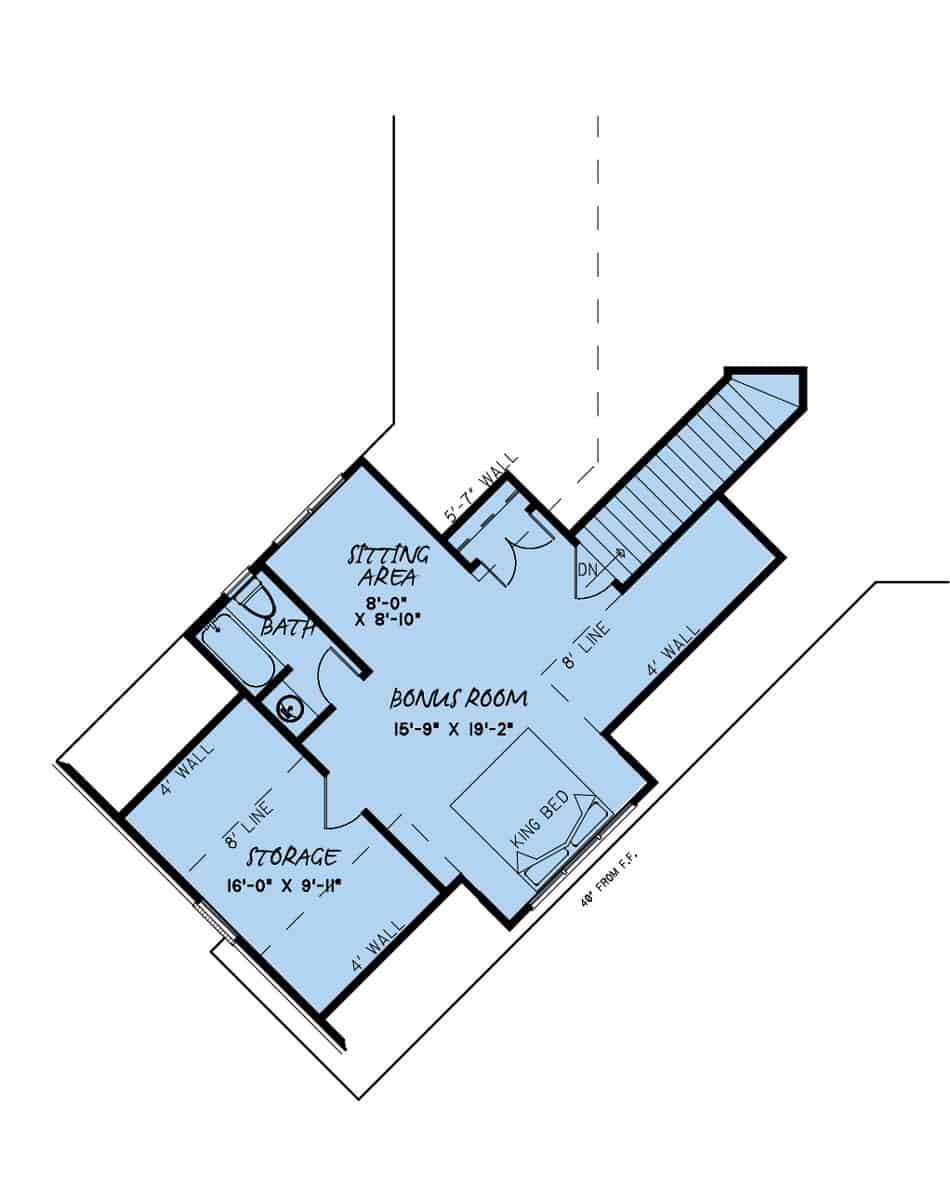 Floor Plan Bonus Room