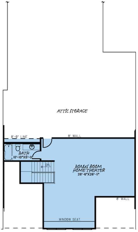 Floor Plan Bonus Room