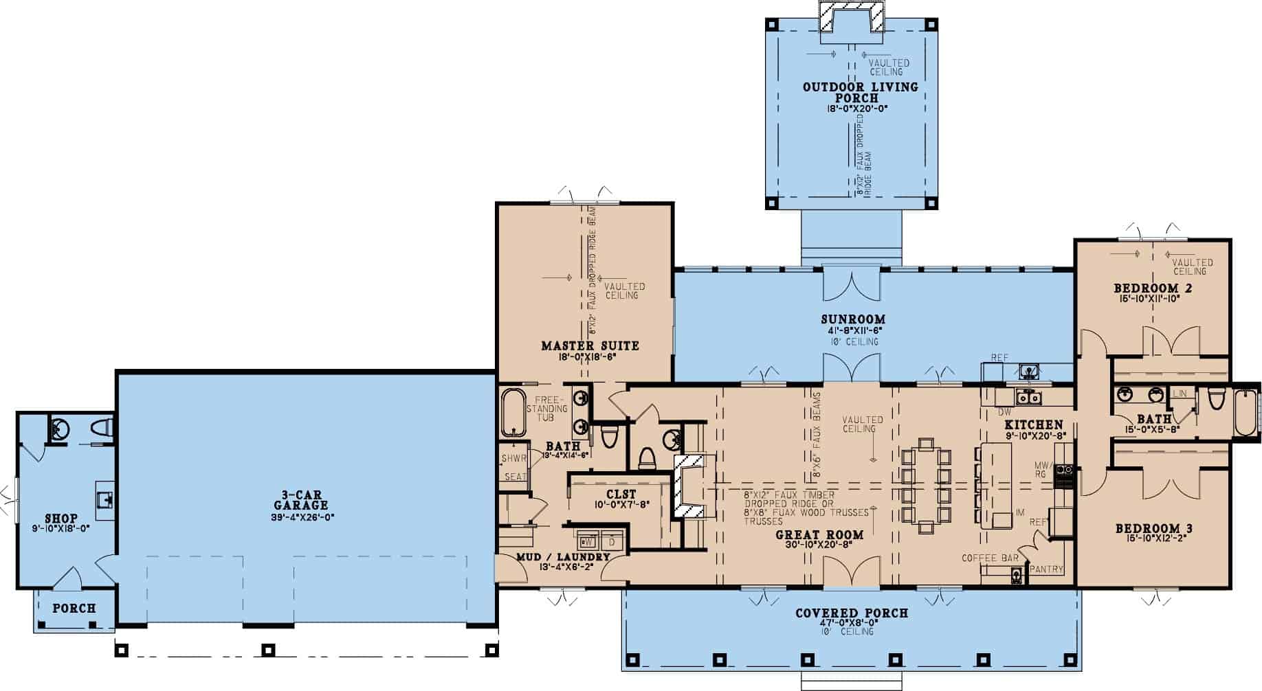 Alternative Main Level Layout