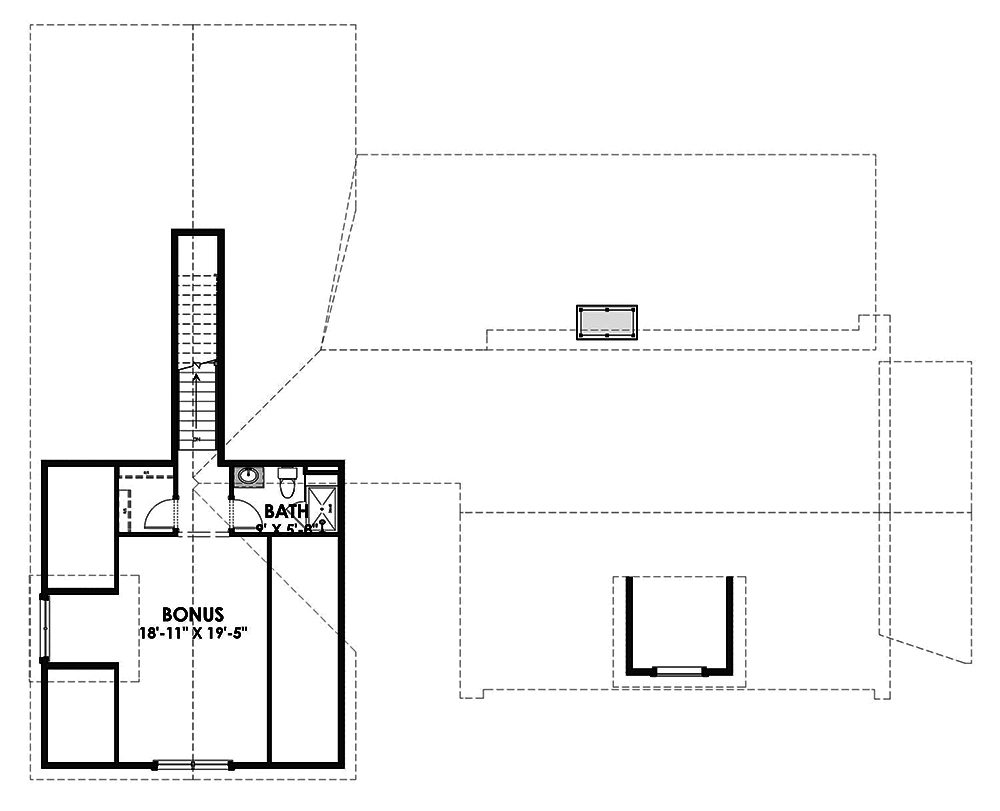 Floor Plan Bonus Room