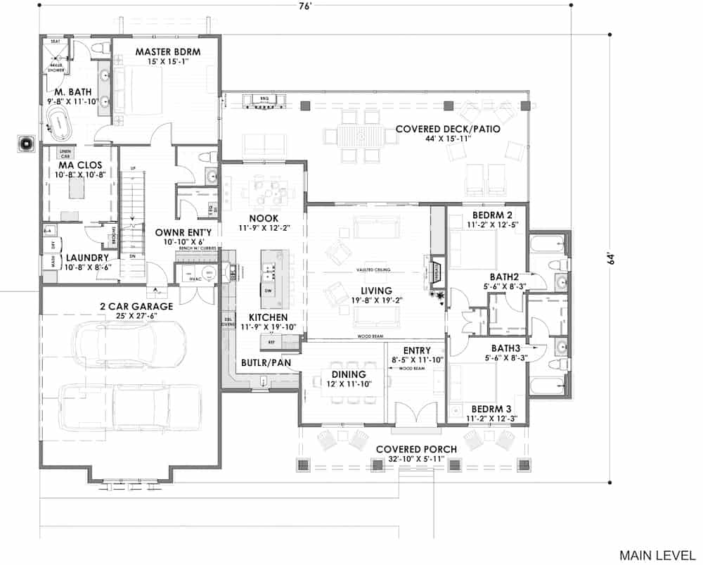 Floor Plan Main Level