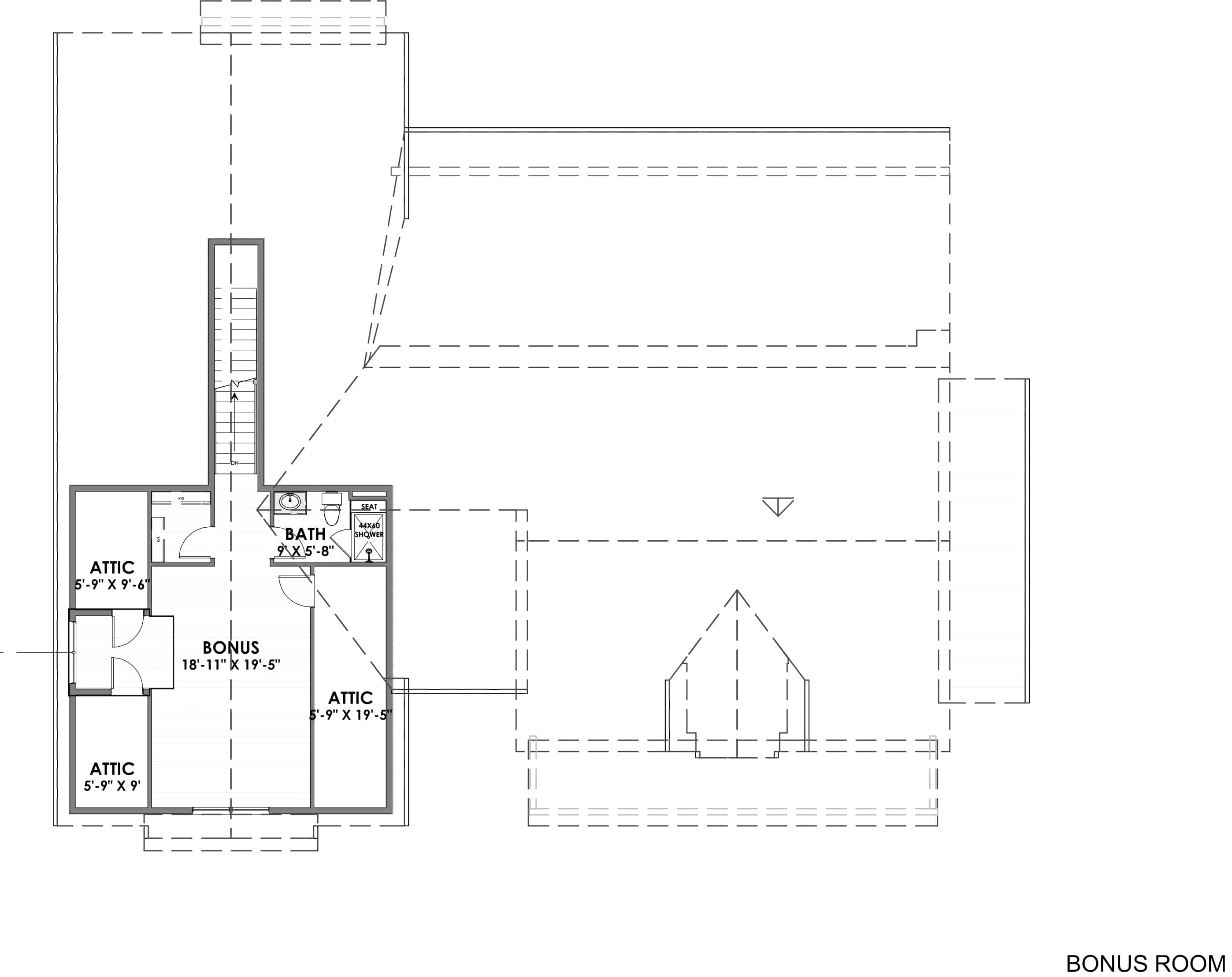 Floor Plan Bonus Room