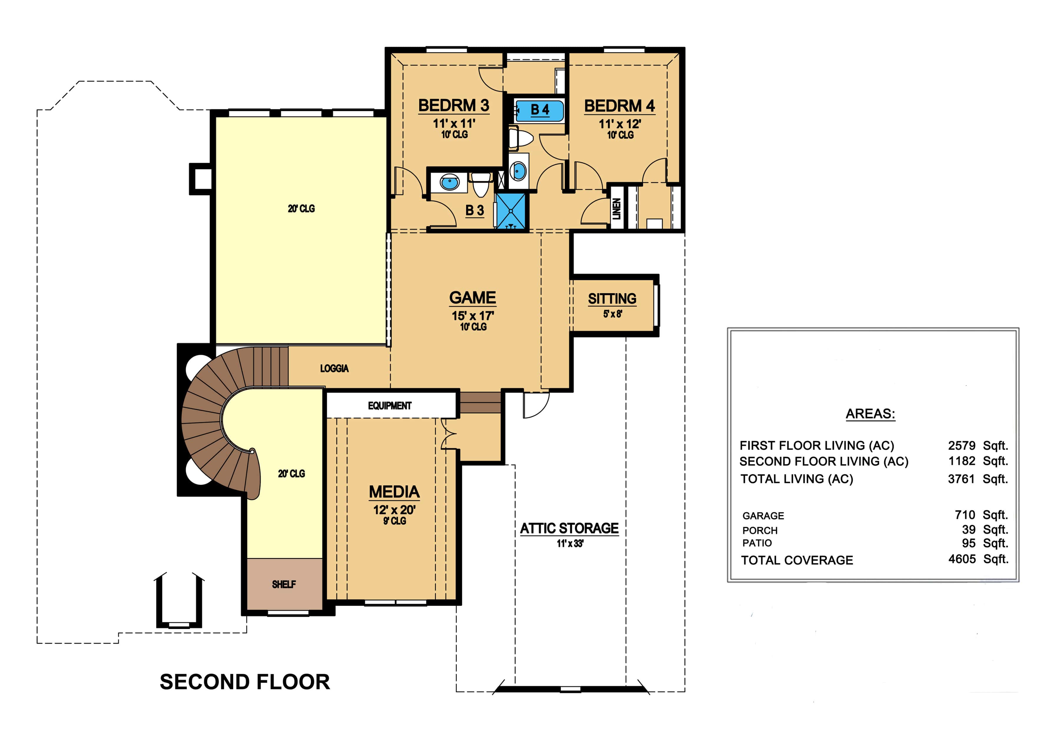 Floor Plan Upper Level