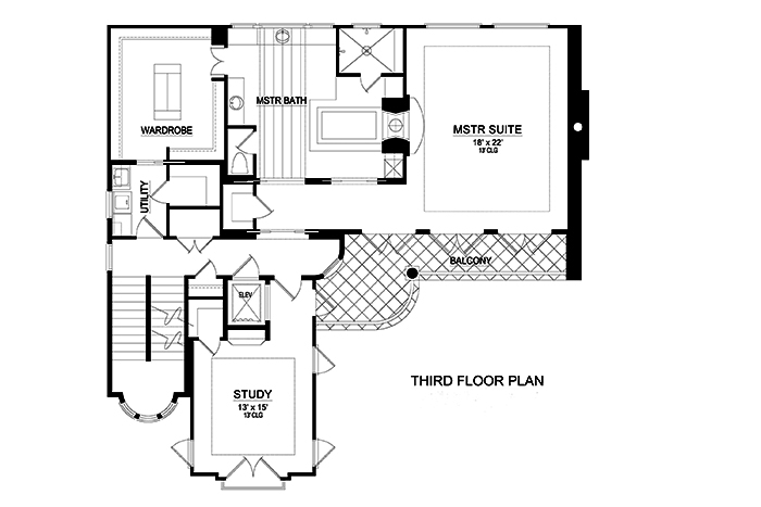 Floor Plan Third Story