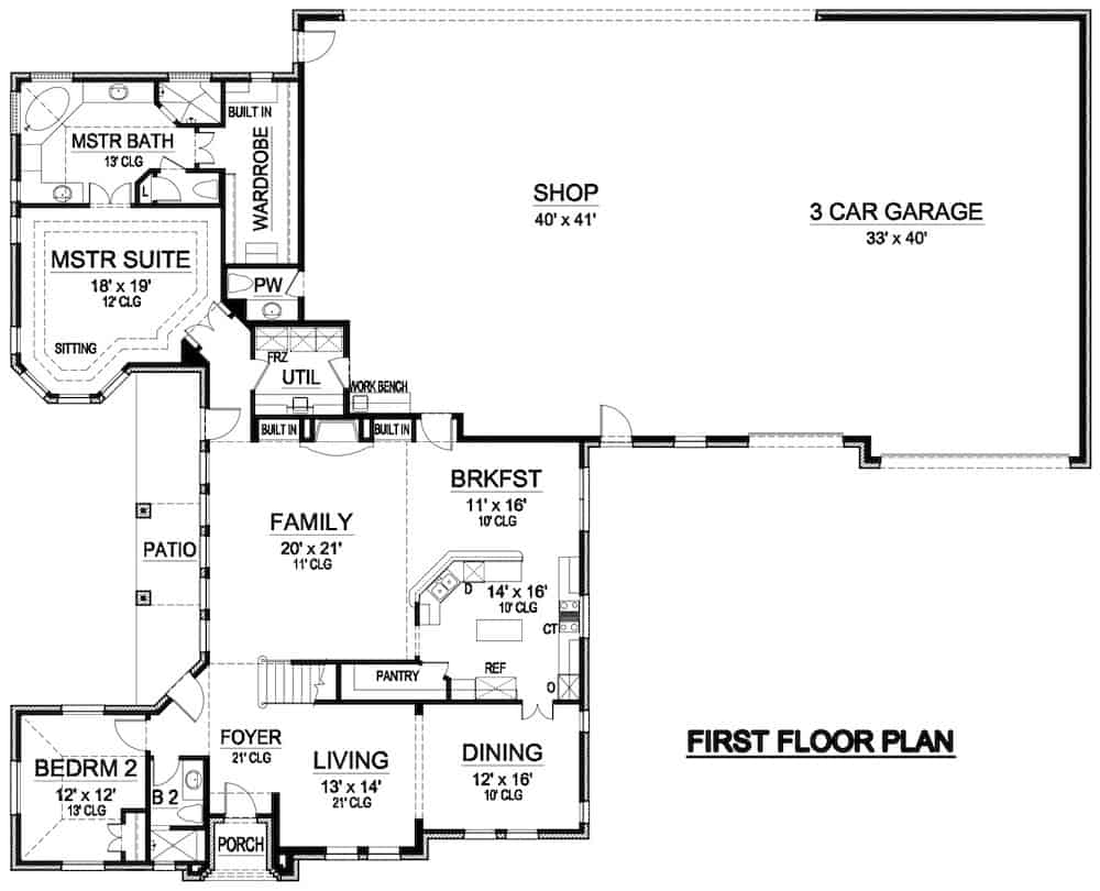 Floor Plan Main Level