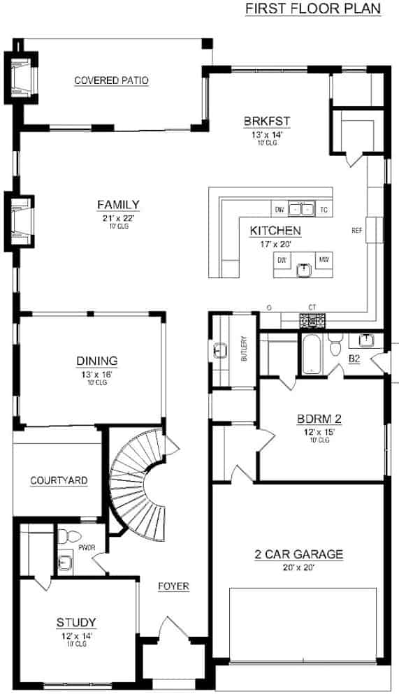 Floor Plan Main Level