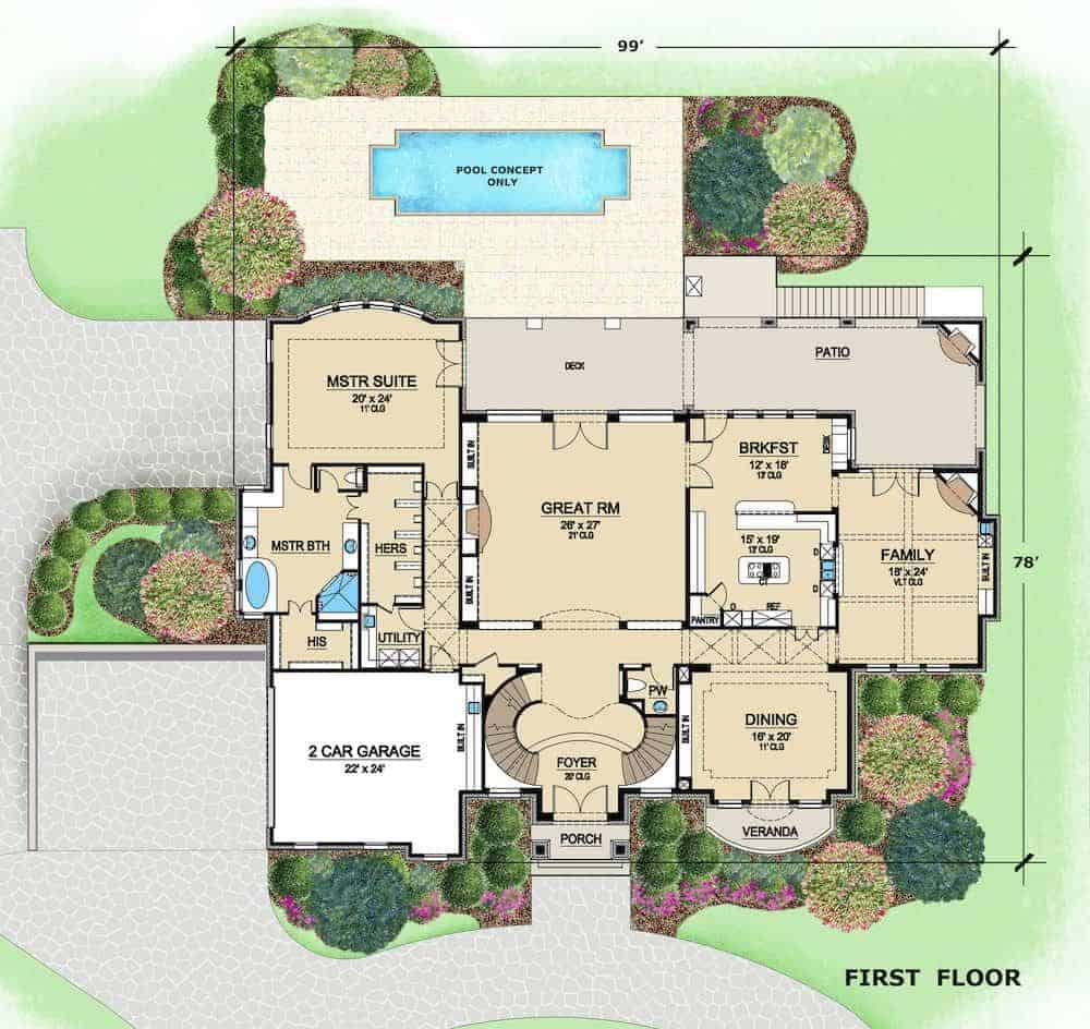Floor Plan Main Level