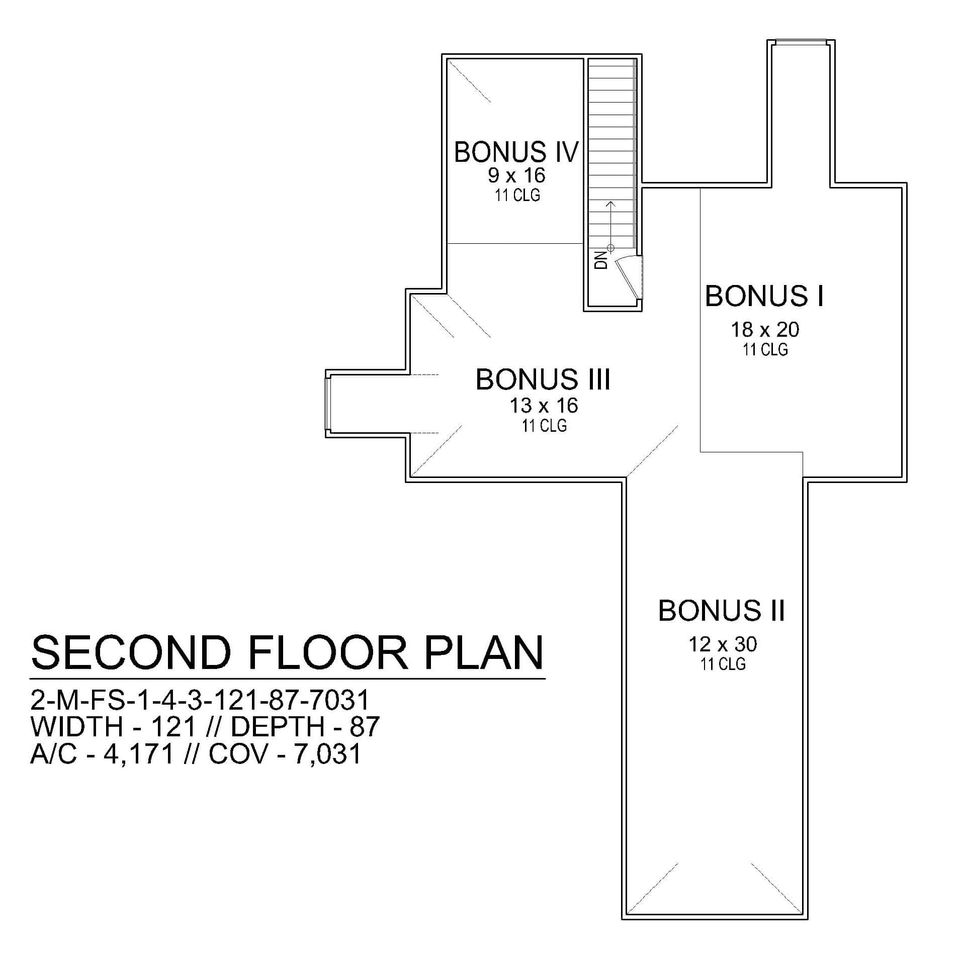 Floor Plan Second Story