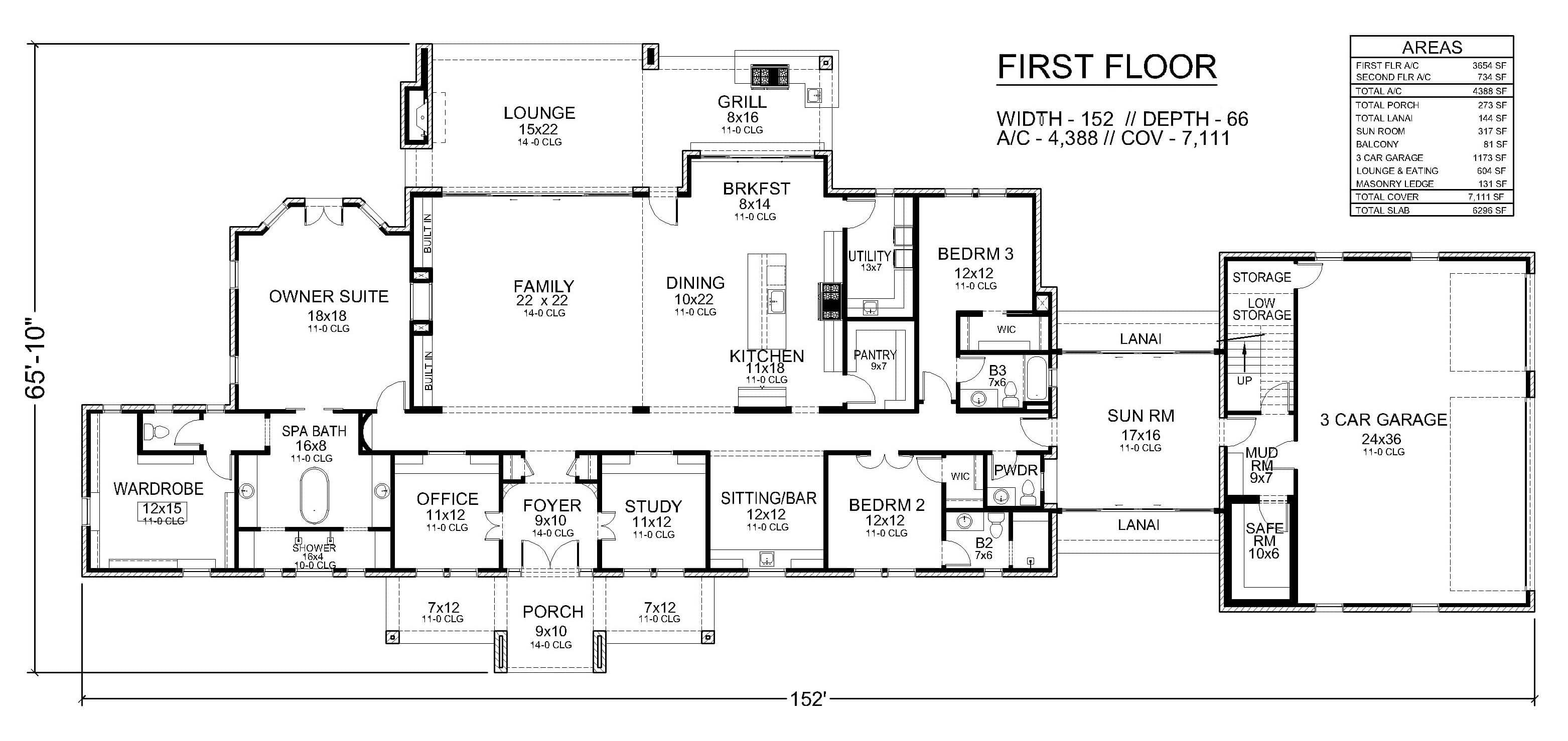 Floor Plan First Story