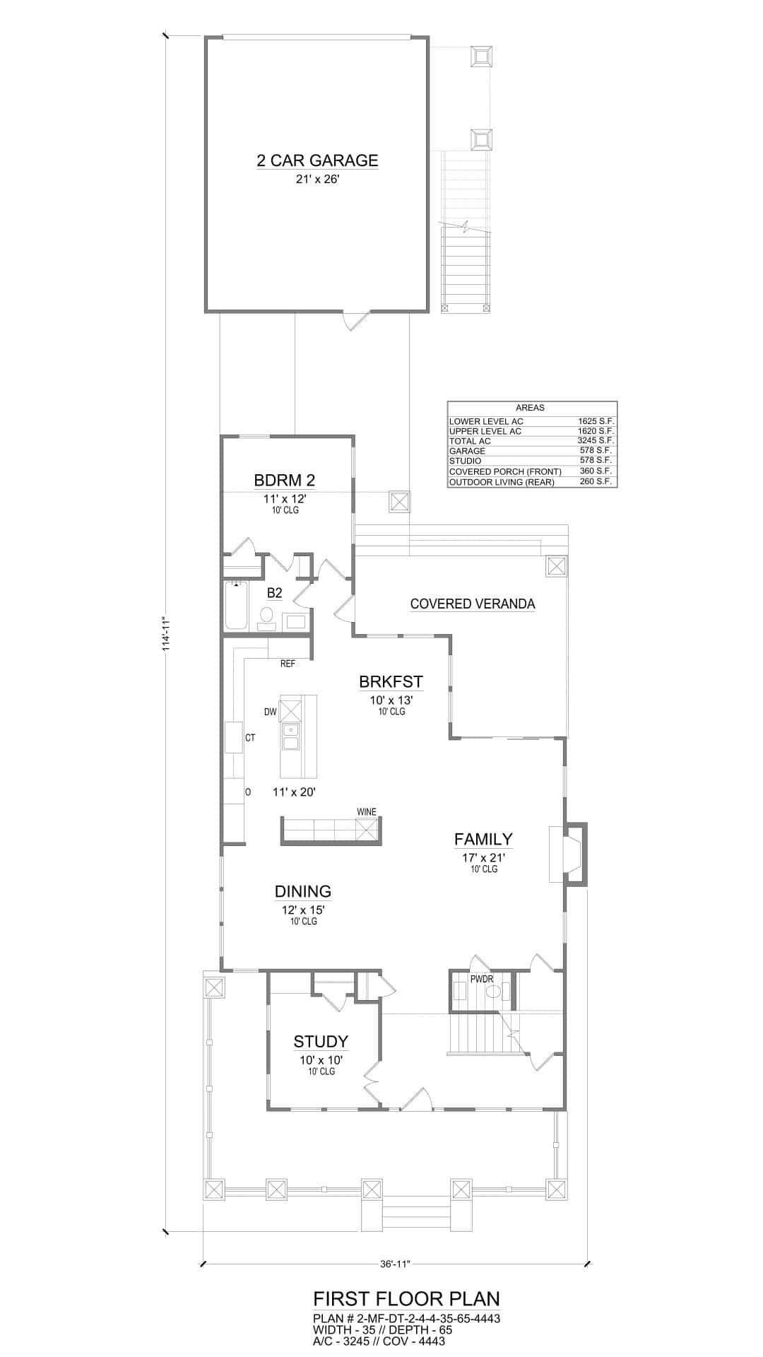 Floor Plan First Story