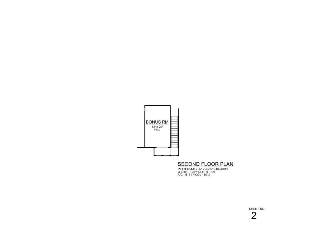 Floor Plan Second Story