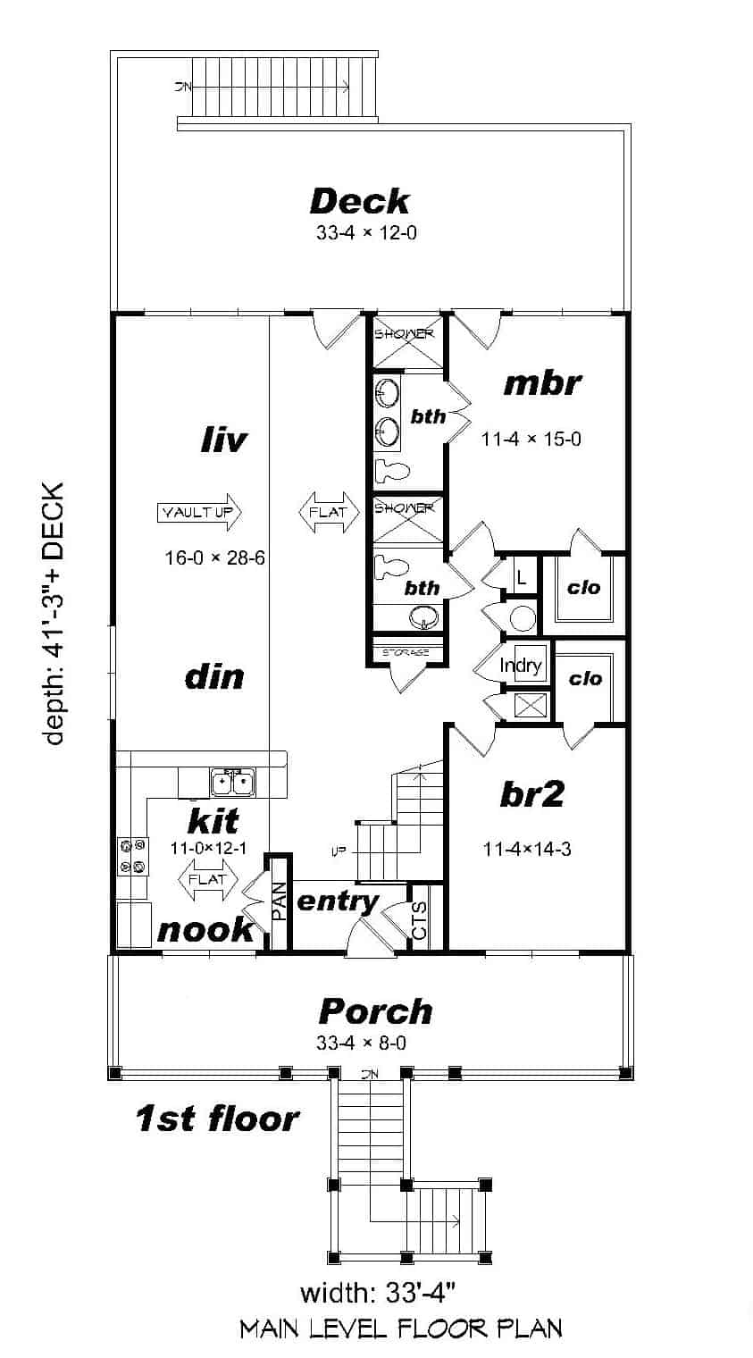 Floor Plan Main Level