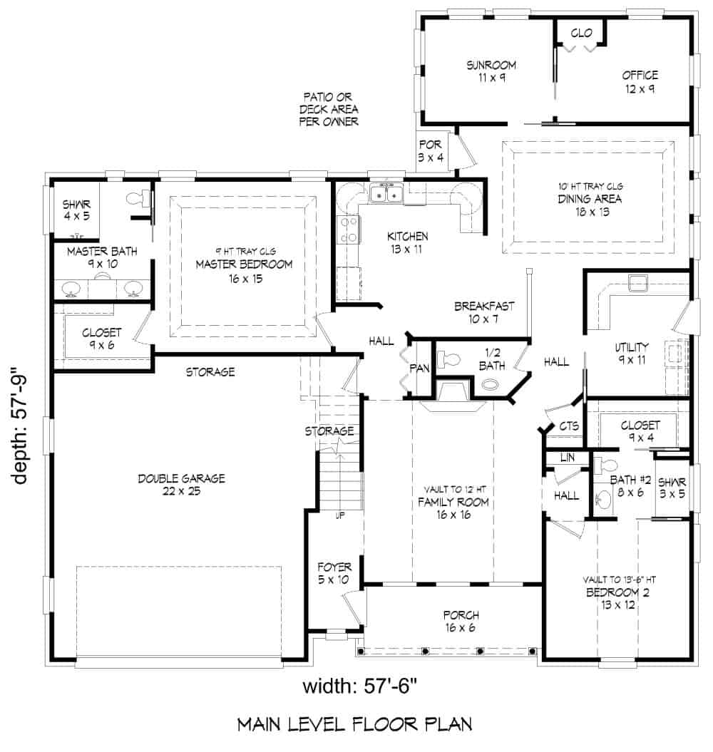 Floor Plan Main Level