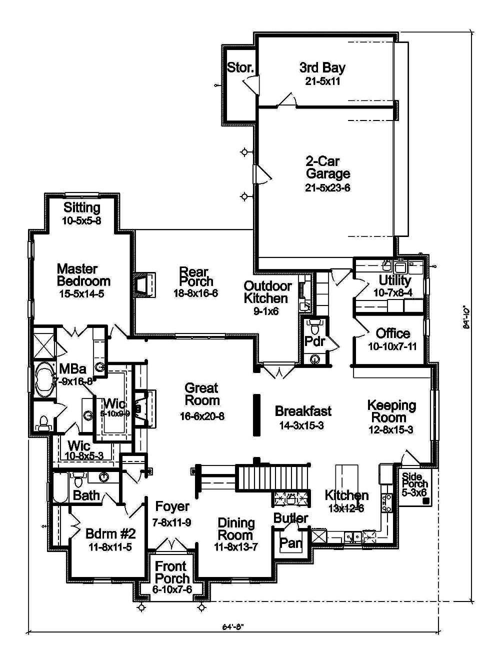 Floor Plan Main Level