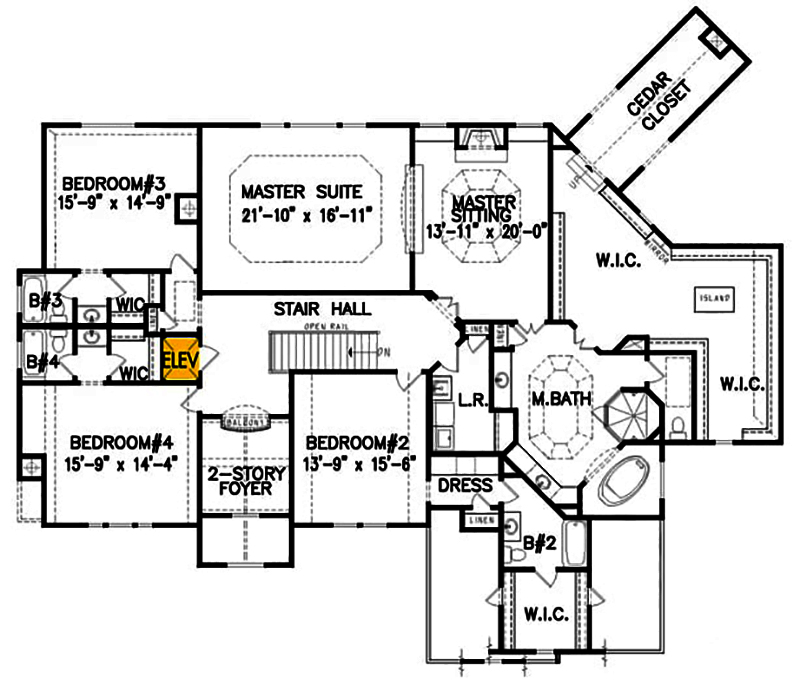 Floor Plan Upper Level