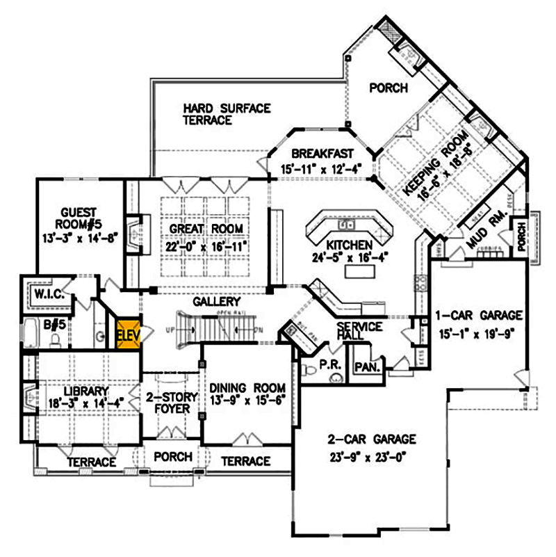 Floor Plan Main Level