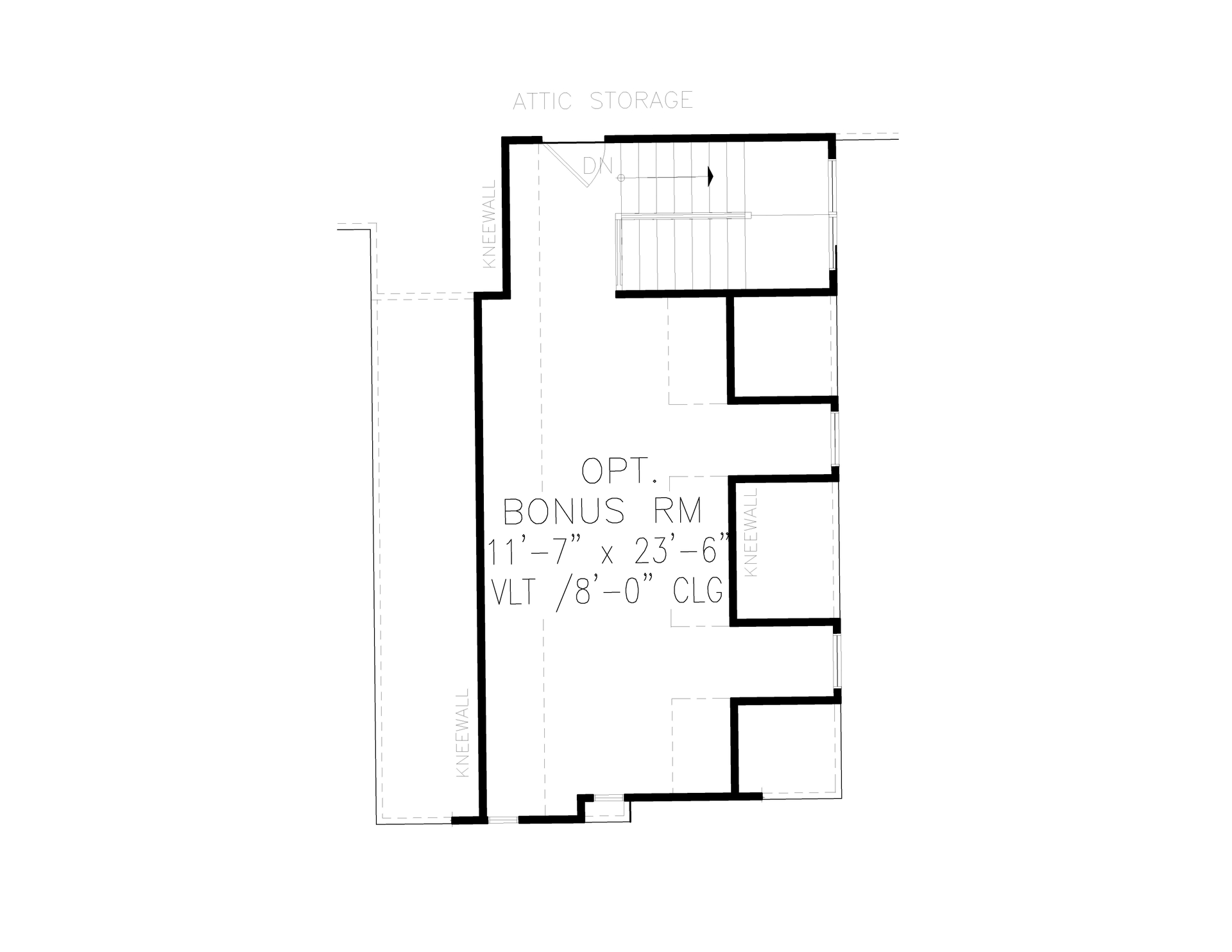Floor Plan Bonus Room