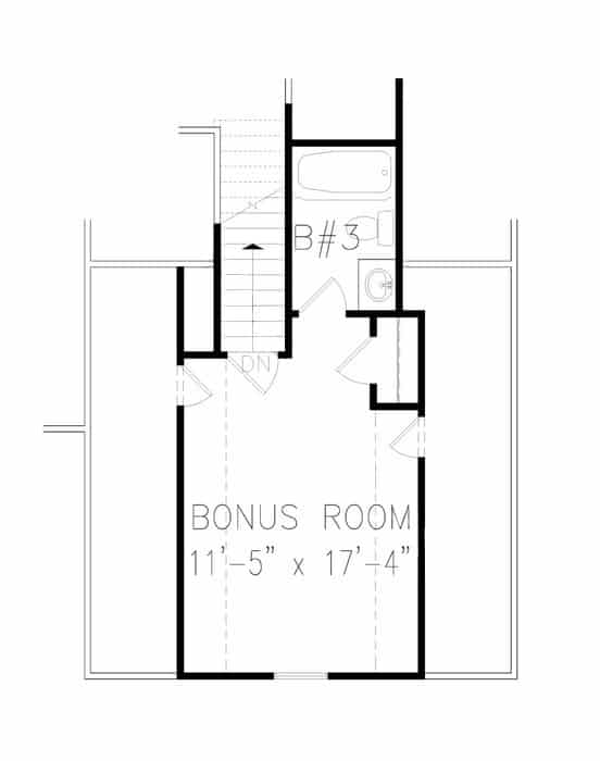 Floor Plan Bonus Room