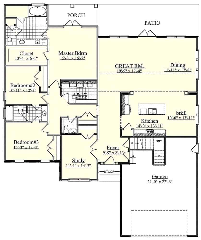 Floor Plan Main Level