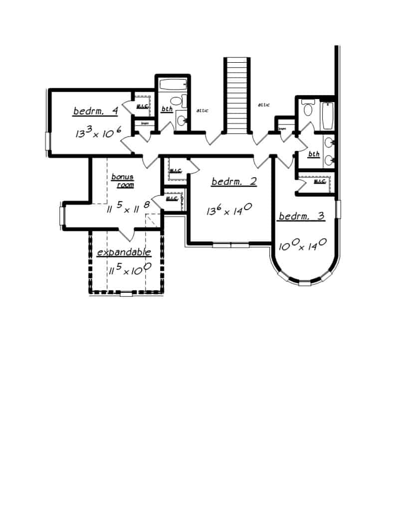 Floor Plan Upper Level